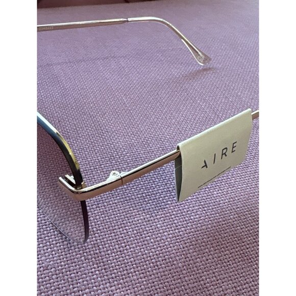 AIRE Venatici in Bright Gold & Light Brown Grad New Womens Sunnies - Picture 7 of 10